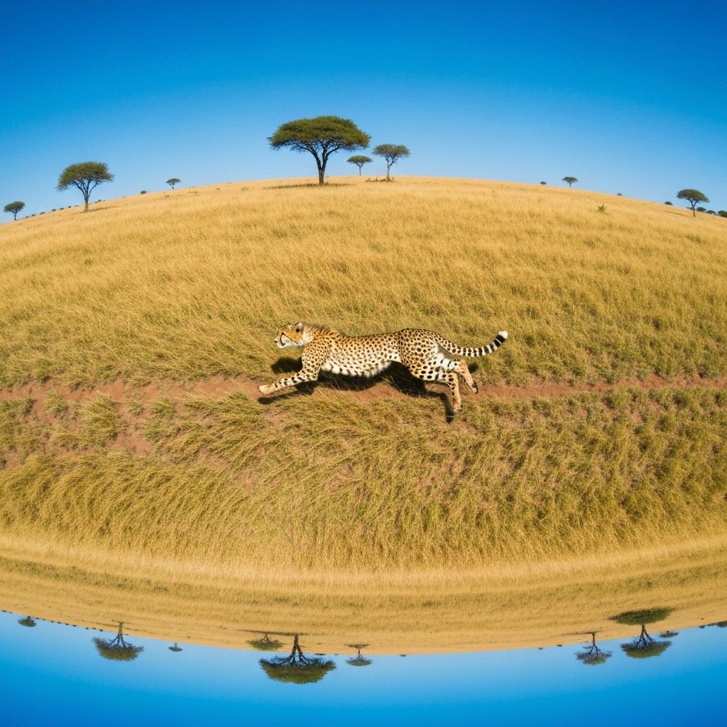 eVTOL Aerial Safari - Cheetah from Above